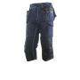 Jobman 2290 Long shorts cotton navy/zwart D096