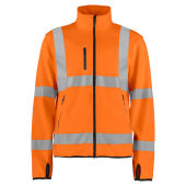 6105 Light Softshell Jacket HV C3 Orange/Black 3XL