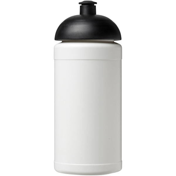 Baseline® Plus 500 ml dome lid sport bottle - White/Solid black