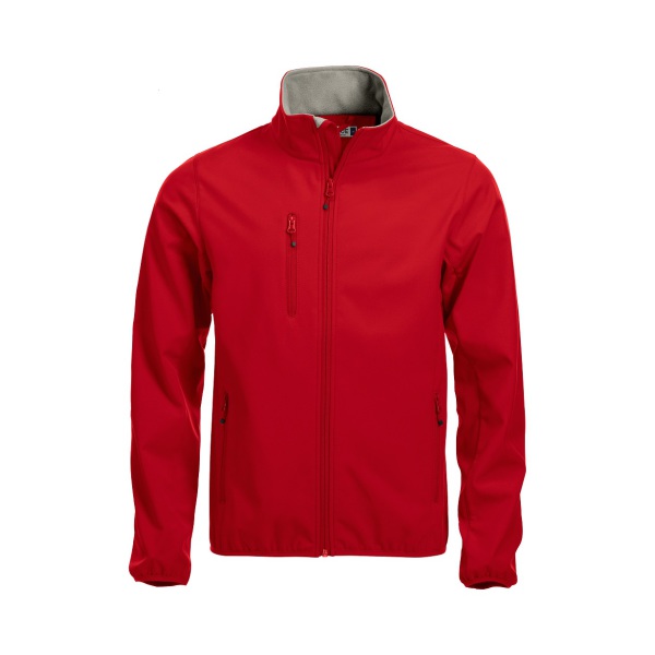 Clique Basic Softshell Jacket rood 4xl
