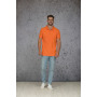 L&S Polo Basic Cot/Elast SS for him 187c Red-3XL