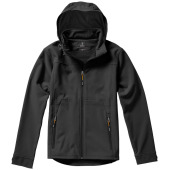 Langley softshell heren jas - Antraciet - XL