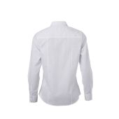 Ladies' Shirt Longsleeve Poplin - white - 3XL