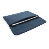 Magnetisch sluitende 15.6" laptop sleeve PVC-vrij, blauw