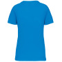 Dames-t-shirt BIO150IC V-hals Tropical Blue XS