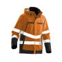 Jobman 1383 Hi-vis lined jacket oranje/zwart xs