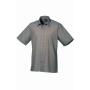 Short Sleeve Poplin Shirt, Dark Grey, 15.5, Premier