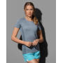 Recycled Sports-T Race Women - Grey Heather - S