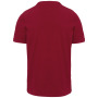 Vintage heren-t-shirt met korte mouwen Vintage Dark Red 3XL