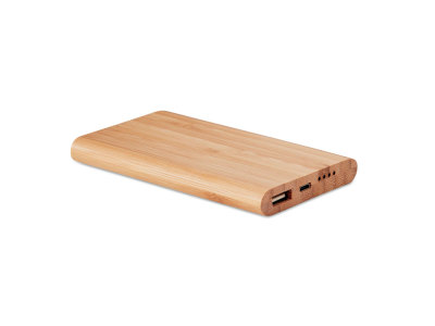 ARENAPOWER - Powerbank bamboe 4000 mAh ARENAPOWER - Powerbank bamboe 4000 mAh