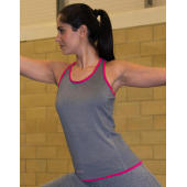Fitness Women's Stringer Back Marl Top Fitness Women's Stringer Back Marl Top