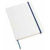 A5-notitieboekje AUTHOR blauw, wit