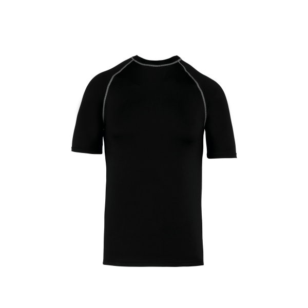 Functioneel t-shirt met korte mouwen en UV-bescherming Black XS