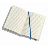 A6-notitieboekje AUTHOR blauw, wit