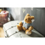 Pluche teddybeer Monty rood