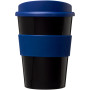 Americano® Medio 300 ml tumbler with grip - Solid black/Blue