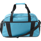 Polyester (600D) sporttas lichtblauw