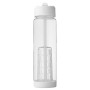 Tutti-frutti 740 ml Tritan™ infuser sport bottle - Transparent/White