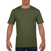 Gildan T-shirt Premium Cotton Crewneck SS for him Military Green S