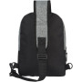 Reclaim GRS recycled two-tone sling 3.5L - Solid black/Heather grey