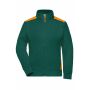 Ladies' Workwear Sweat Jacket - COLOR - - dark-green/orange - XS