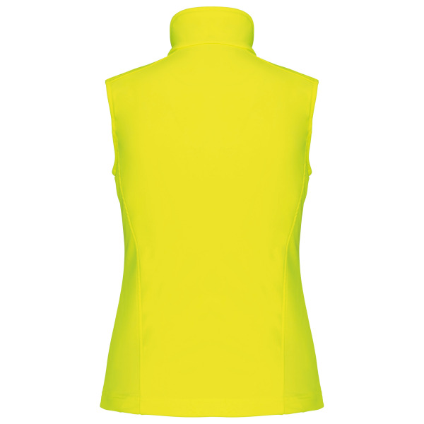 Dames softshell bodywarmer Fluorescent Yellow 4XL