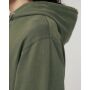 Archer Vintage - Het unisex terry garment dyed hoodie sweatshirt met medium pasvorm - S