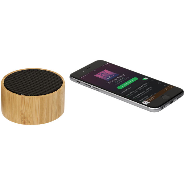 Bamboe Bluetooth speaker met FM-radiotuner,