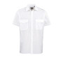 Pilot Short Sleeved Shirt White 17.5 UK
