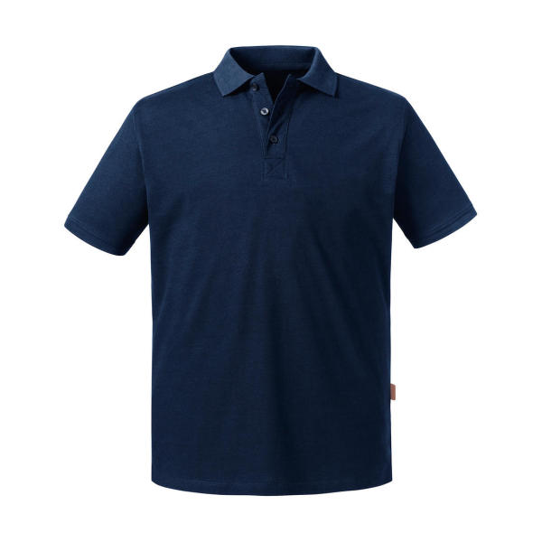Men's Pure Organic Polo - French Navy - 3XL