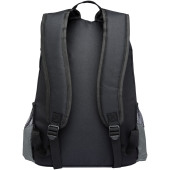 Benton 15" laptop rugzak 15L - Zwart/Grijs