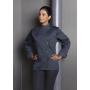 JF 3 Ladies' Chef Jacket Larissa - anthracite - 38