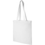 Madras 140 g/m² cotton tote bag 7L - White