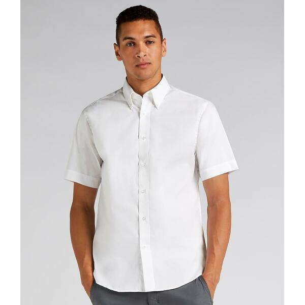 Premium Short Sleeve Tailored Oxford Shirt