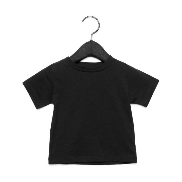 Baby Jersey Short Sleeve Tee - Black - 3-6