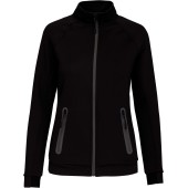 Damesjasje met opstaande kraag Black S