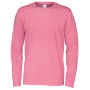 T-Shirt Long Sleeve Man (GOTS) Pink 3XL