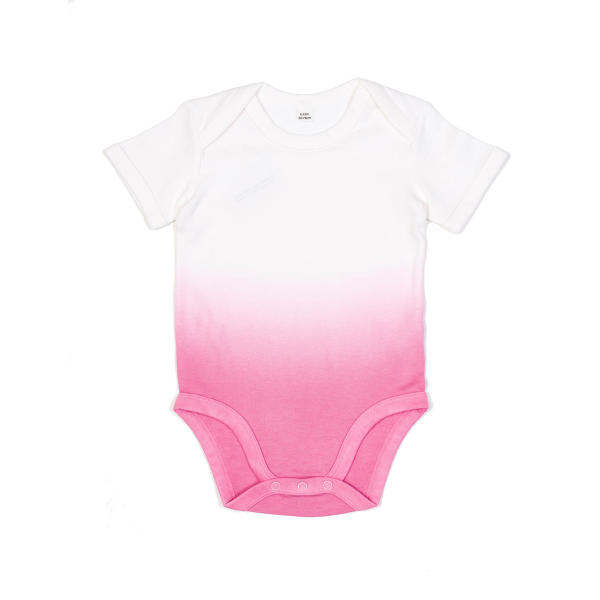 Baby Dips Bodysuit - White/Bubble Gum Pink