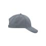 MB6118 Brushed 6 Panel Cap - grey - one size