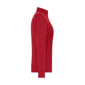 Ladies' Workwear Sweat-Jacket - SOLID - - red - M