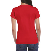 Softstyle Crew Neck Ladies' T-shirt Red 3XL