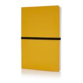 Deluxe softcover A5 notitieboek, geel