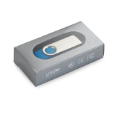 CLAUDIUS 4GB. 4 GB USB-stick met metalen clip