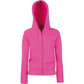 Lady-fit Premium Hooded Sweat Jacket (62-118-0) Fuchsia XL