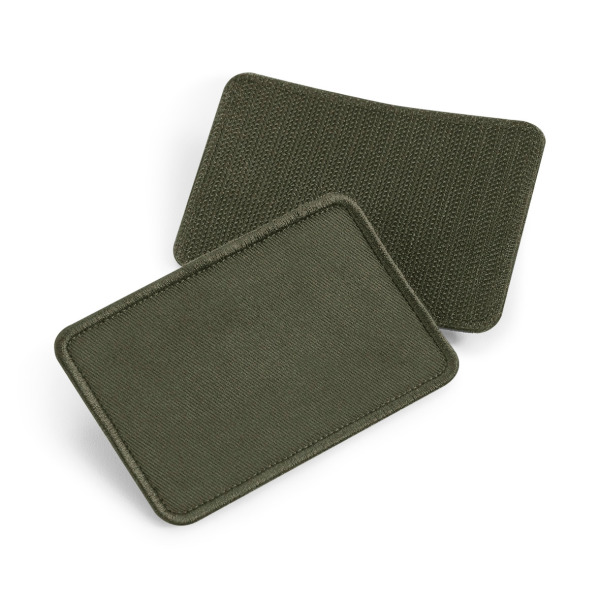 Afneembare katoenen patch Military Green One Size
