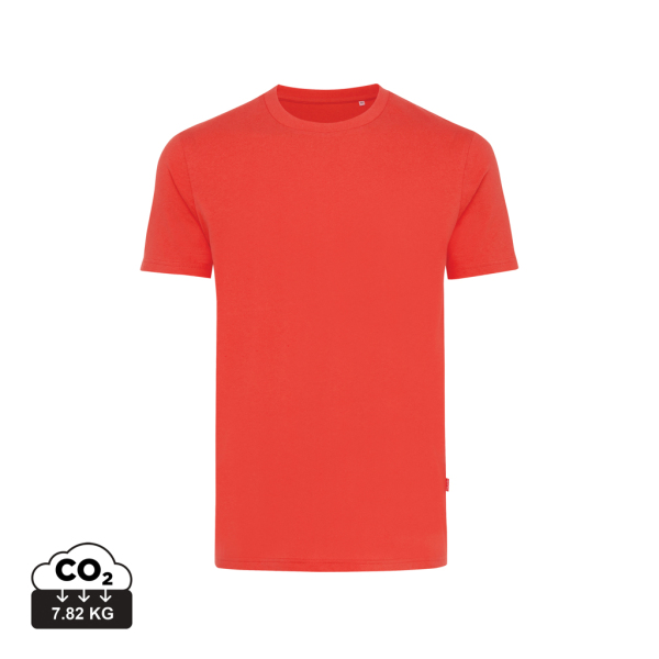 Iqoniq Bryce gerecycled katoen t-shirt, luscious red