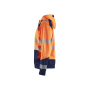 Hooded sweatshirt met rits High Vis