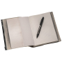 A4 notitieboek met pen en PVC omslag