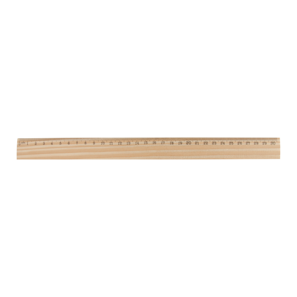 ThreeO - pine wood ruler
