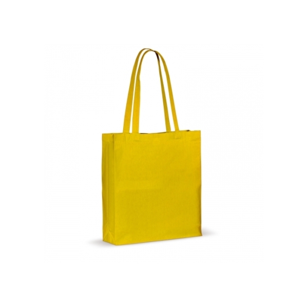 Shoulder bag cotton OEKO-TEX® 140g/m² 38x10x42cm - Yellow